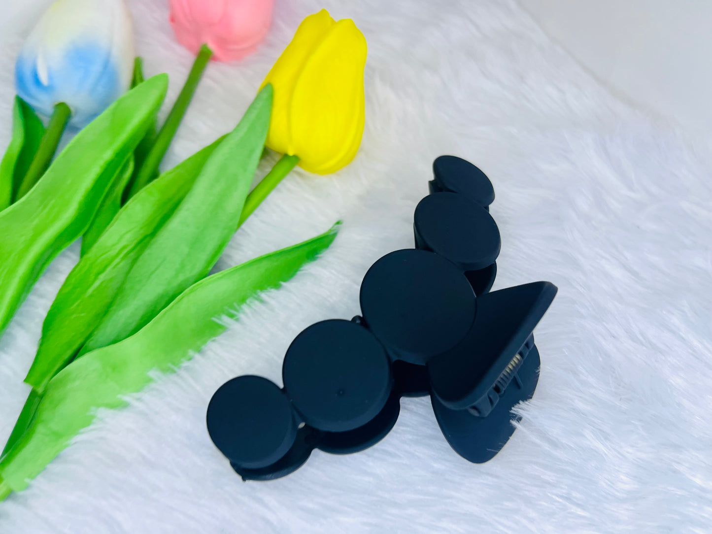 🌟Blendora Dotted Hair Claw – Large | Strong Grip Claw Clip for Thick & Long Hair